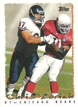 Chris Zorich Chicago Bears 1995 Topps NFL #189